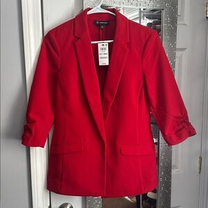 Red blazer